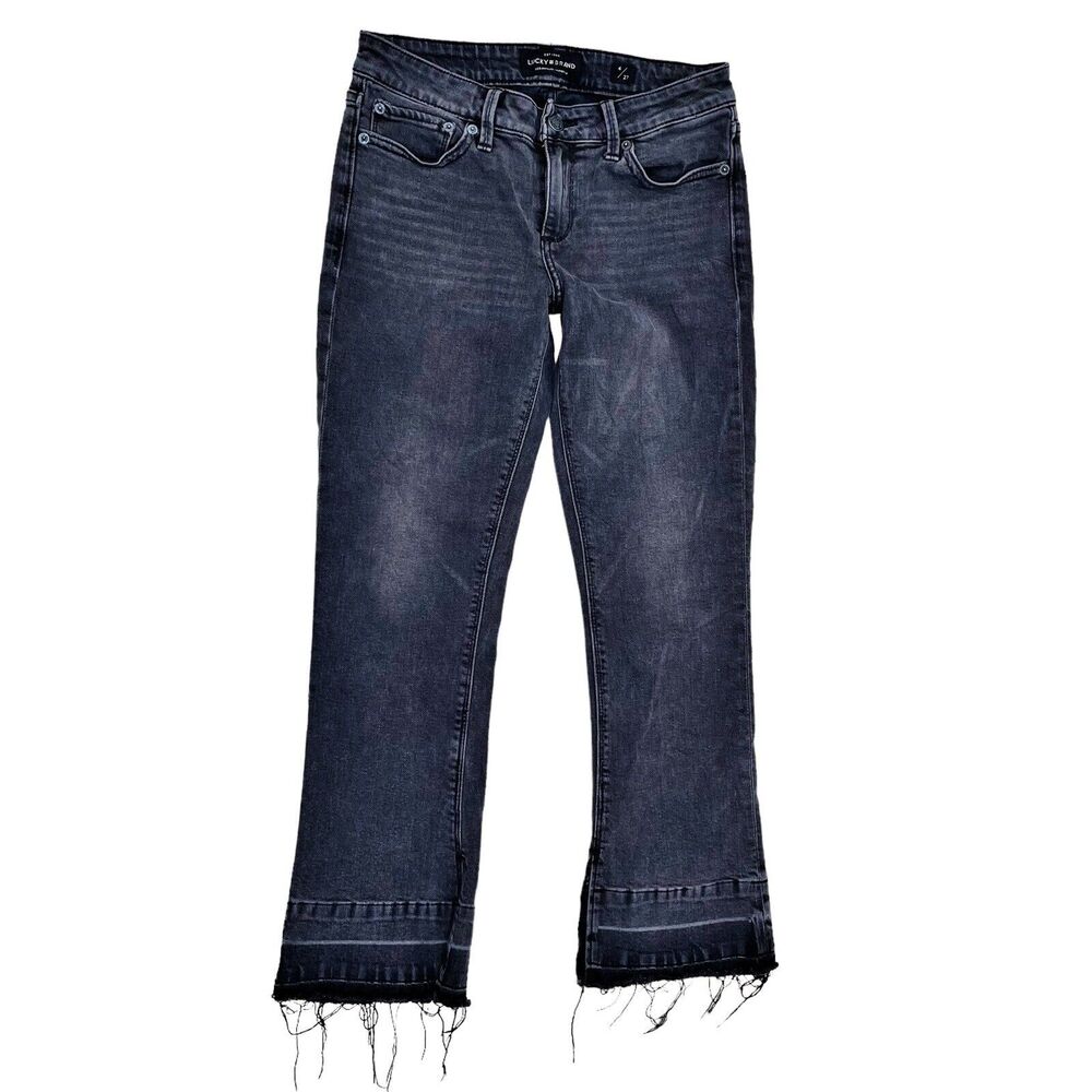 Lucky Brand Black Straight Leg Jeans